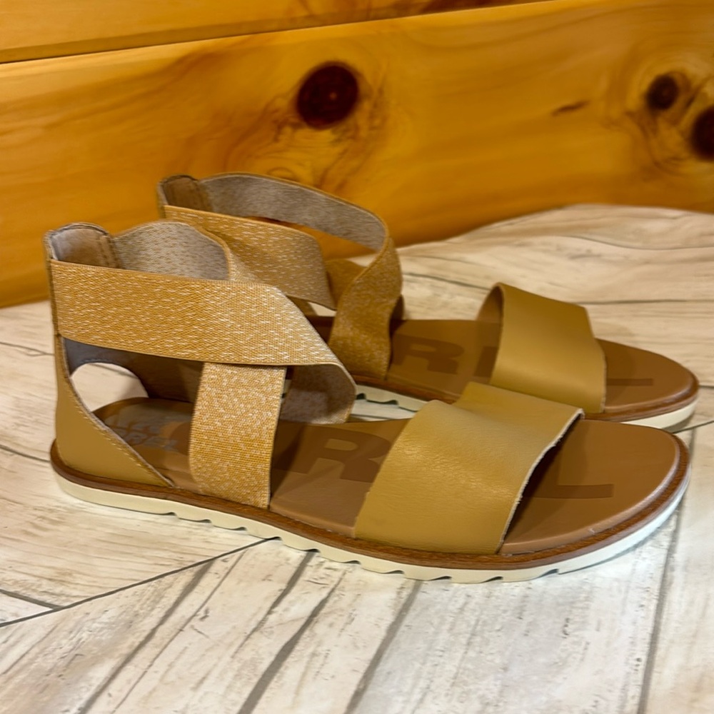 Sorel Ella ll flat sandal ,New no box size 6